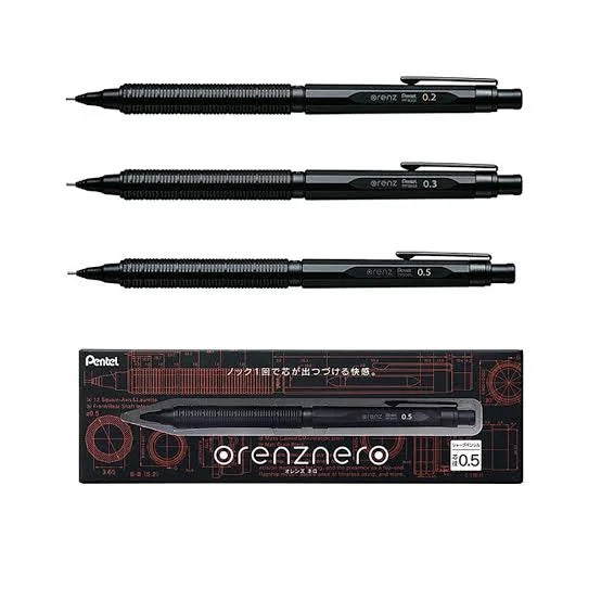 Pentel Orenz Nero Karbon Gövde Mekanik Kurşun Kalem